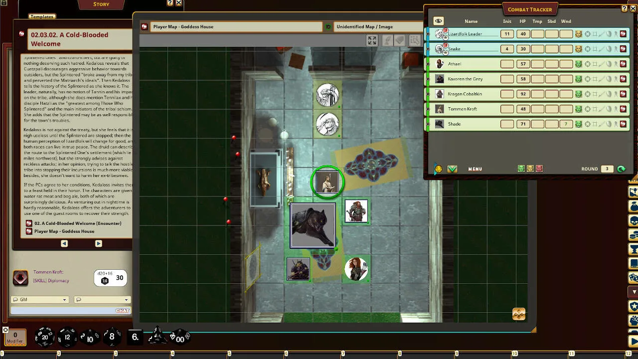 Fantasy Grounds - The Divine Alligator Screenshot 3