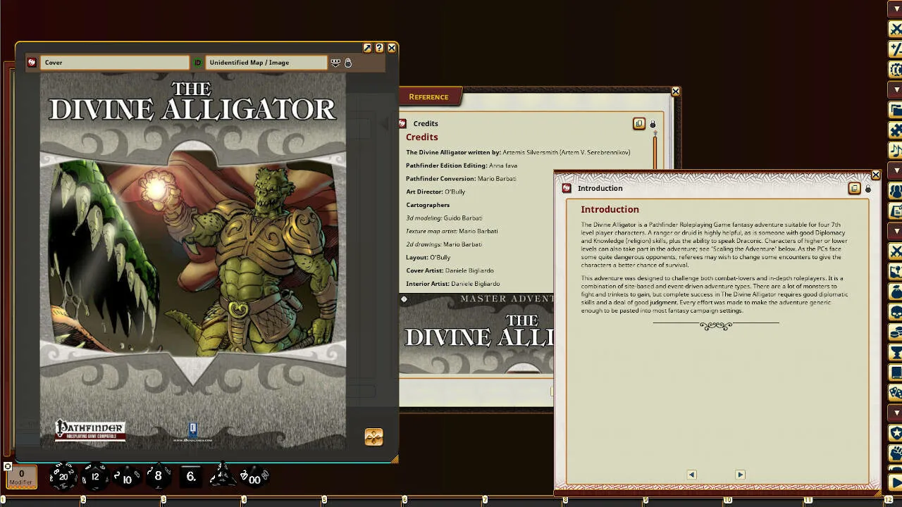 Fantasy Grounds - The Divine Alligator Screenshot 4
