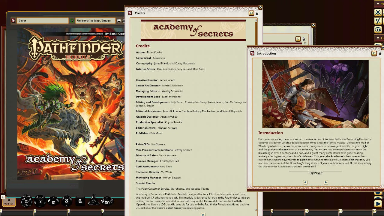 Fantasy Grounds - Pathfinder RPG - Pathfinder Module: Academy of Secrets Screenshot 4