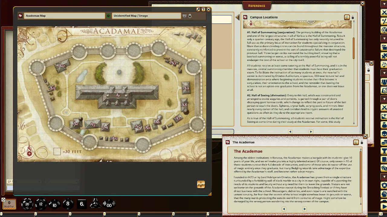 Fantasy Grounds - Pathfinder RPG - Pathfinder Module: Academy of Secrets Screenshot 3