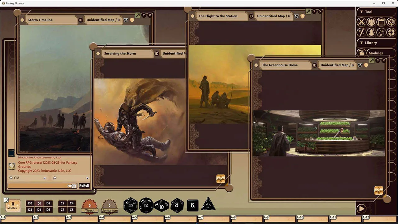 Fantasy Grounds - Dune: Coriolis Storm Screenshot 3