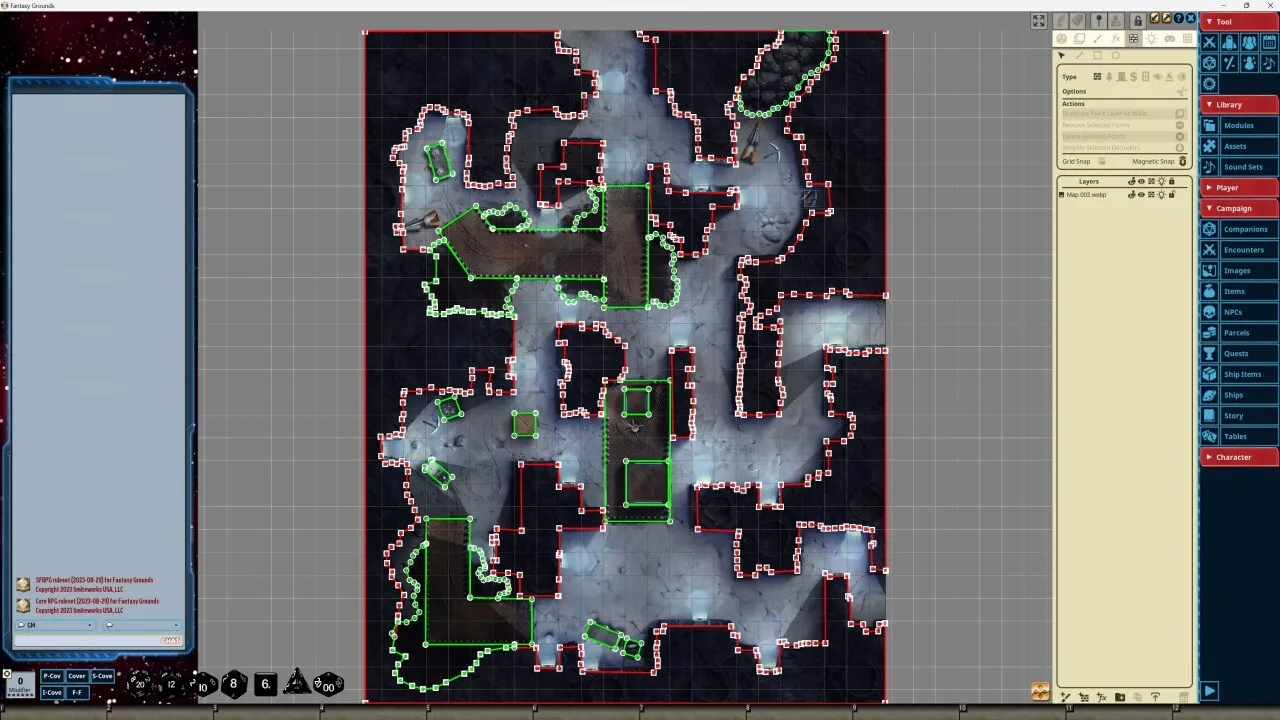Fantasy Grounds - Starfinder RPG - Starfinder Flip-Mat - Mining Operation Screenshot 4