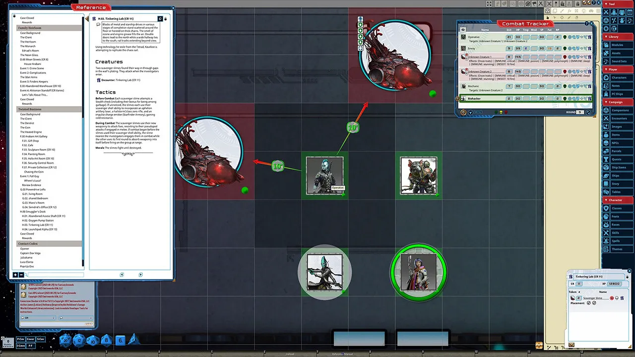 Fantasy Grounds - Starfinder RPG - Adventure: Drift Crisis Case Files Screenshot 0