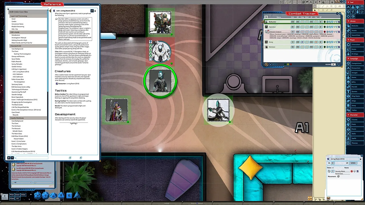 Fantasy Grounds - Starfinder RPG - Adventure: Drift Crisis Case Files Screenshot 4