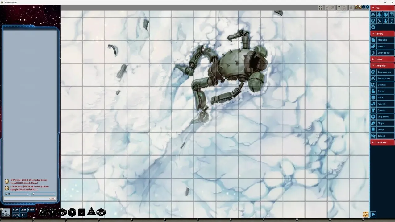 Fantasy Grounds - Starfinder RPG - Starfinder Flip-Mat - Enormous Battlefield Screenshot 4