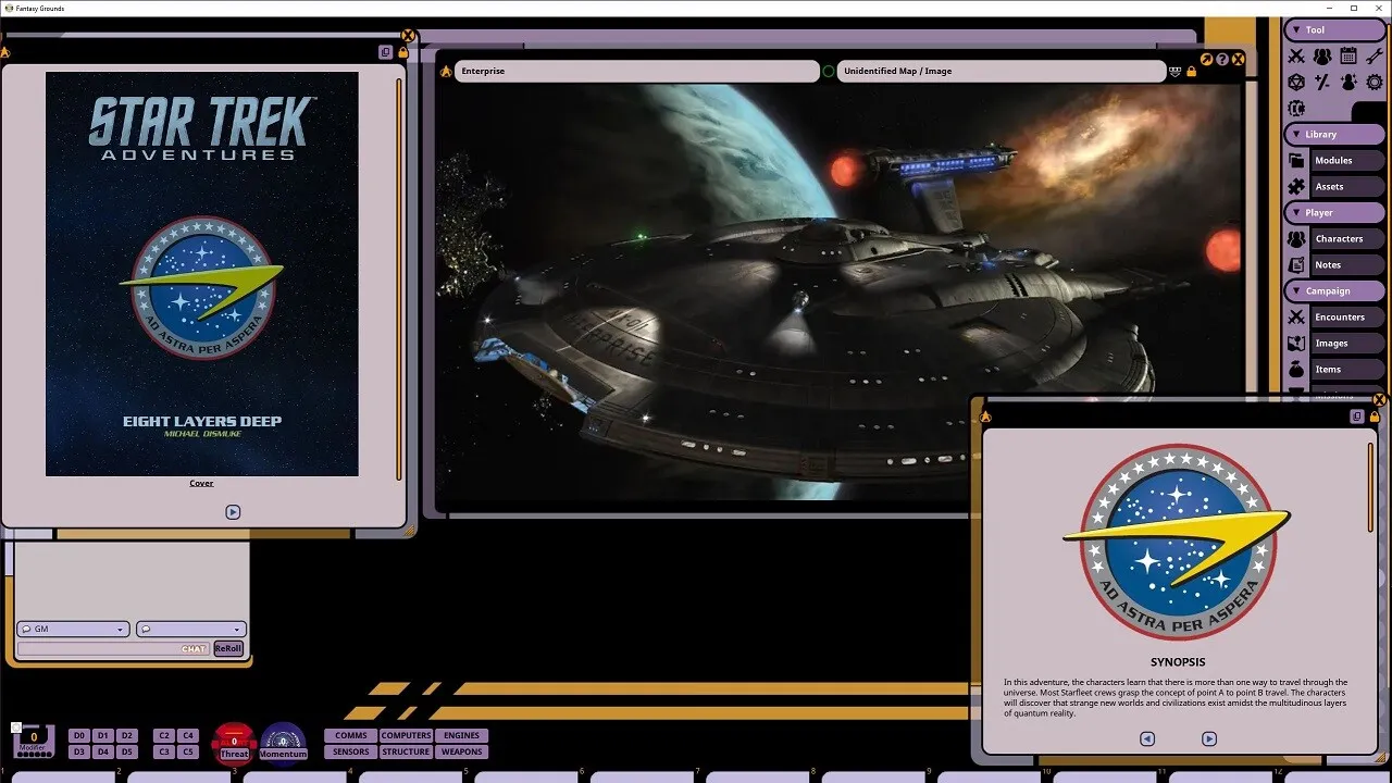 Fantasy Grounds - Star Trek Adventures: Eight Layers Deep Screenshot 0