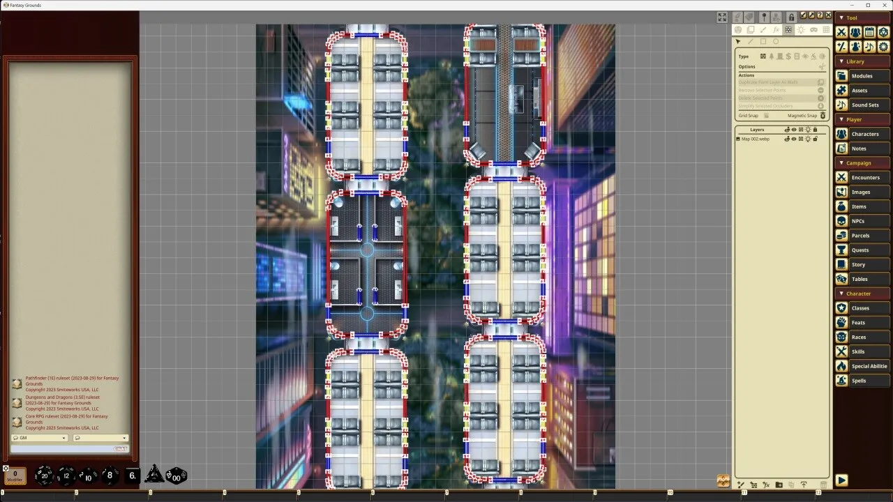 Fantasy Grounds - Starfinder RPG - Starfinder Flip-Mat - Grav Trains Screenshot 4