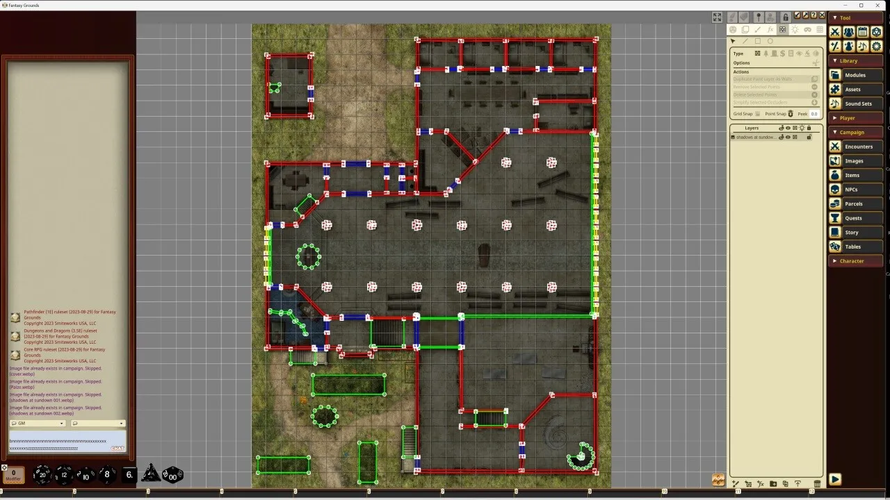 Fantasy Grounds - Pathfinder RPG - Pathfinder Flip-Mat - Shadows at Sundown Screenshot 3