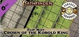 Fantasy Grounds - Pathfinder RPG - Pathfinder Flip-Mat - Crown of the Kobold King