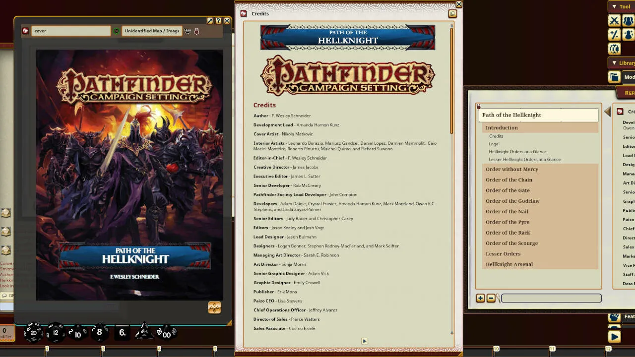 Fantasy Grounds - Pathfinder RPG - Campaign Setting: Path of the Hellknight Screenshot 2