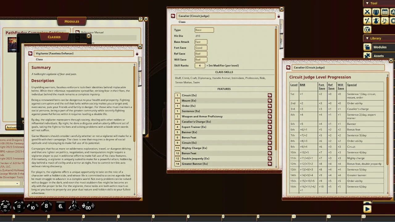 Fantasy Grounds - Pathfinder RPG - Campaign Setting: Path of the Hellknight Screenshot 4