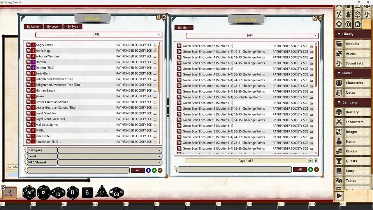 Fantasy Grounds - Pathfinder 2 RPG - Pathfinder Society Scenario #1-06: Lost on the Spirit Road Screenshot 3