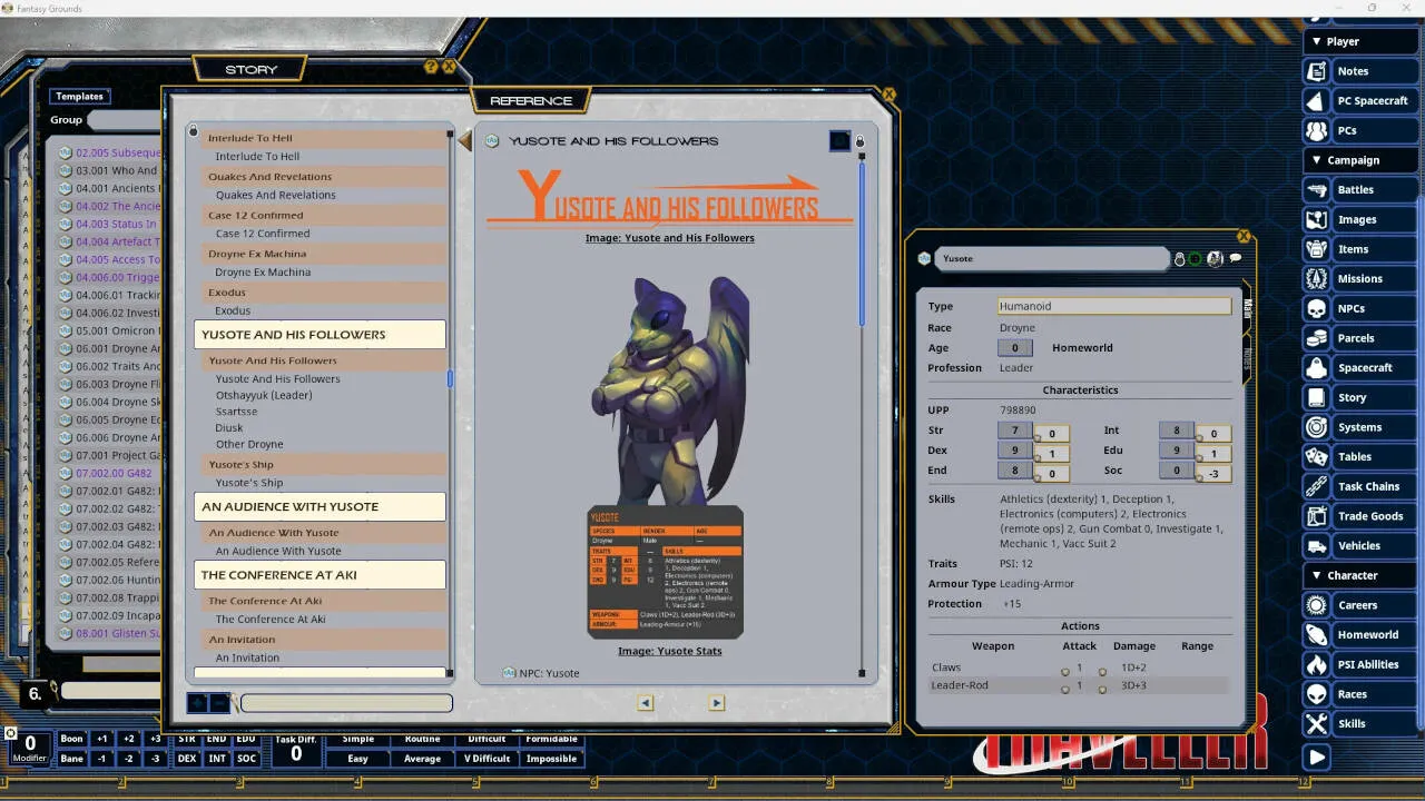 Fantasy Grounds - Mysteries of the Ancients Screenshot 0