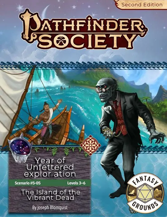Fantasy Grounds - Pathfinder Society Scenario #5-05: The Island of the Vibrant Dead Screenshot 5