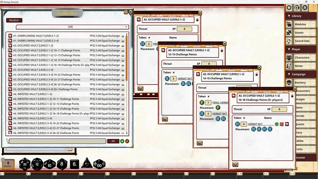 Fantasy Grounds - Pathfinder Society Scenario #5-04: Equal Exchanges - Necessary Introductions Screenshot 4