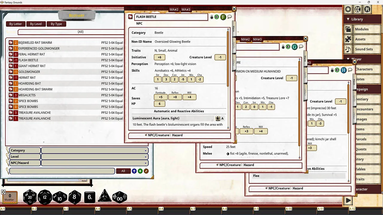 Fantasy Grounds - Pathfinder Society Scenario #5-04: Equal Exchanges - Necessary Introductions Screenshot 2