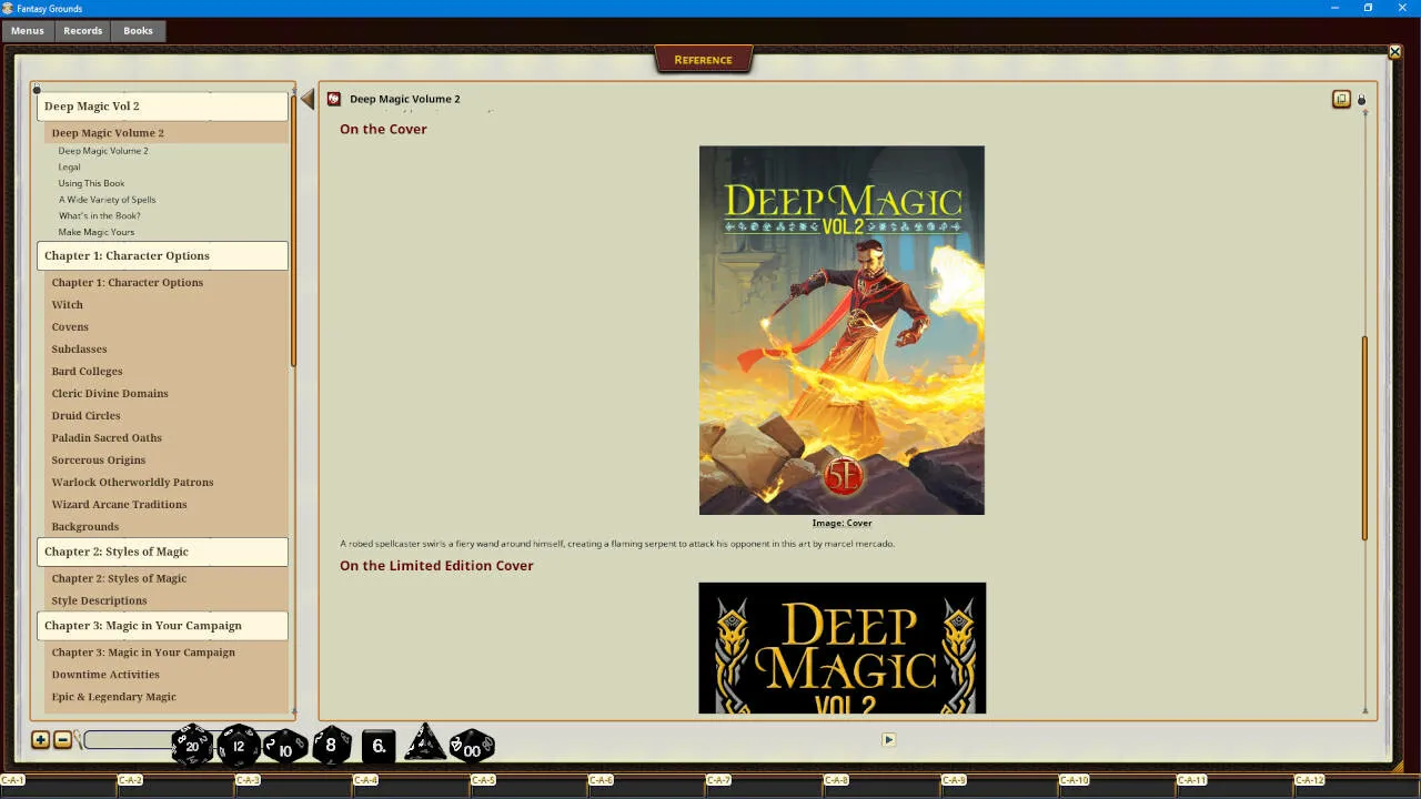 Fantasy Grounds - Deep Magic Volume 2 for 5th Edition Screenshot 1