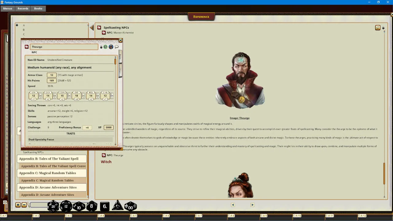 Fantasy Grounds - Deep Magic Volume 2 for 5th Edition Screenshot 3