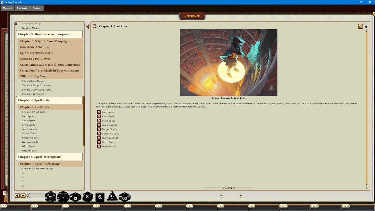 Fantasy Grounds - Deep Magic Volume 2 for 5th Edition Screenshot 4