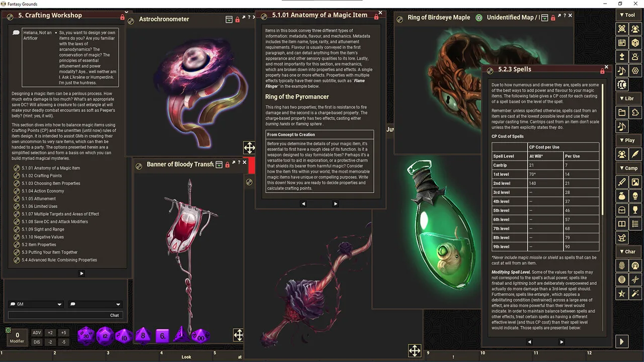 Fantasy Grounds - L'Arsene's Ledger of Treasures and Trinkets Screenshot 4