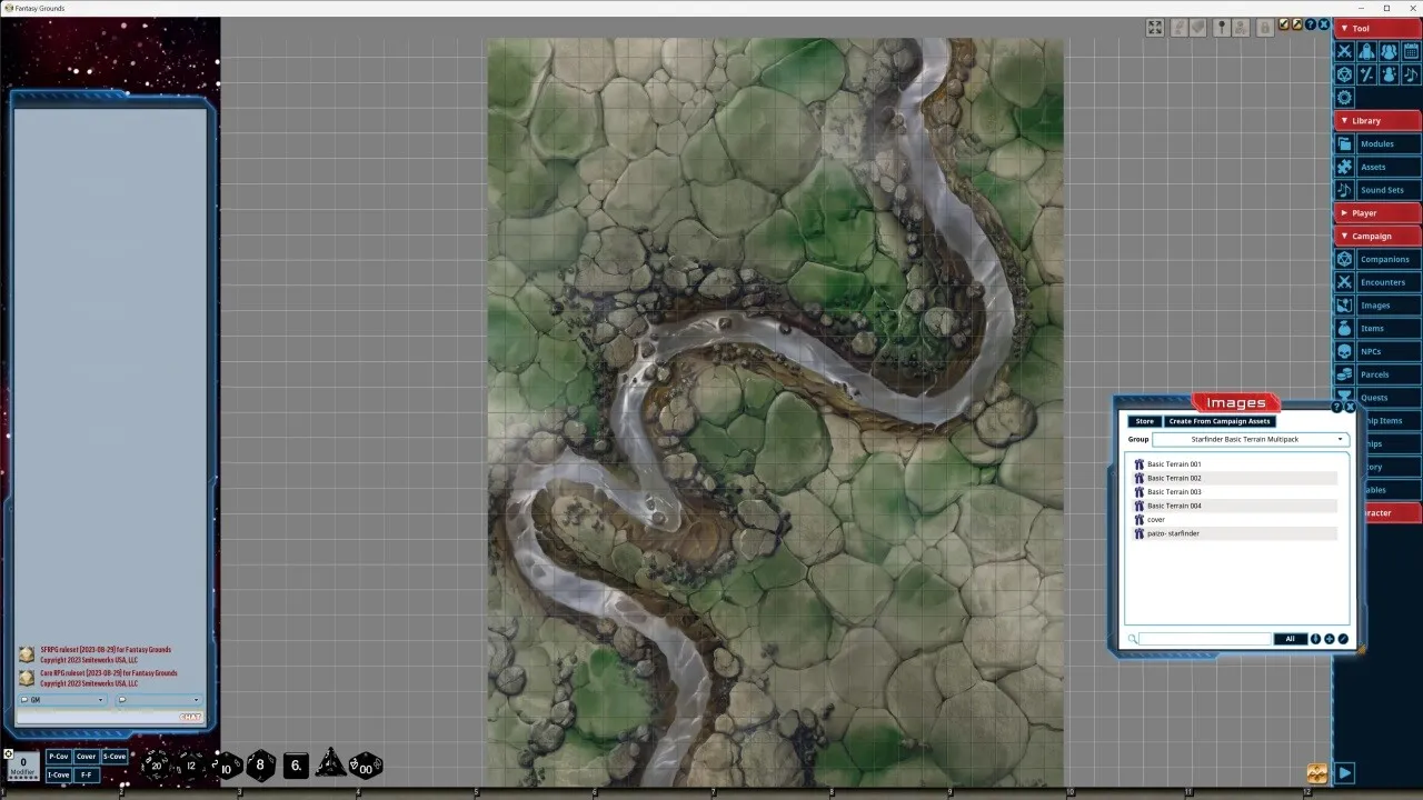 Fantasy Grounds - Starfinder RPG - Starfinder Flip-Mat - Basic Terrain Multi-Pack Screenshot 4