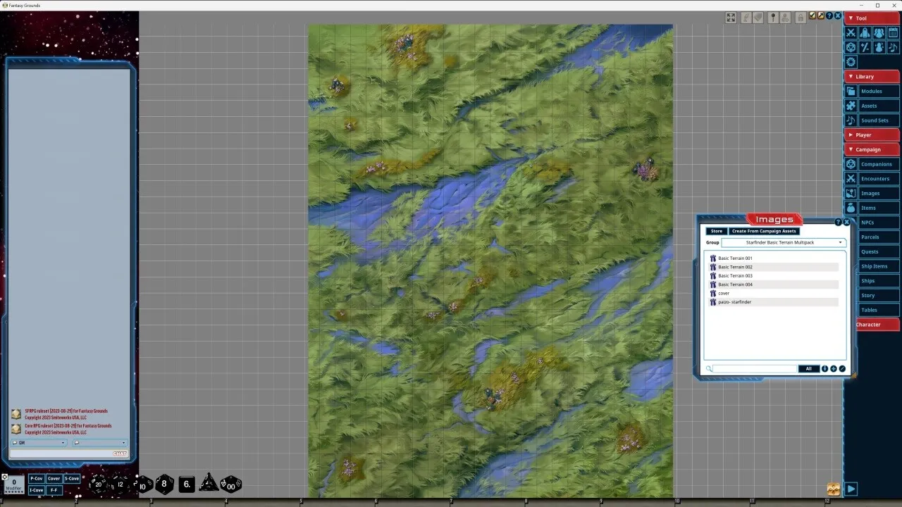 Fantasy Grounds - Starfinder RPG - Starfinder Flip-Mat - Basic Terrain Multi-Pack Screenshot 2