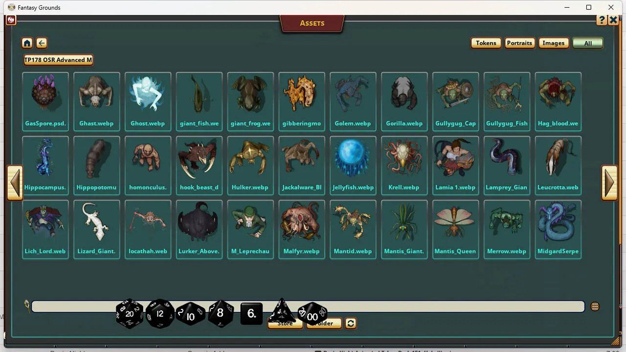 Fantasy Grounds - Devin Night Pack 178: OSR Advanced Monsters Screenshot 1