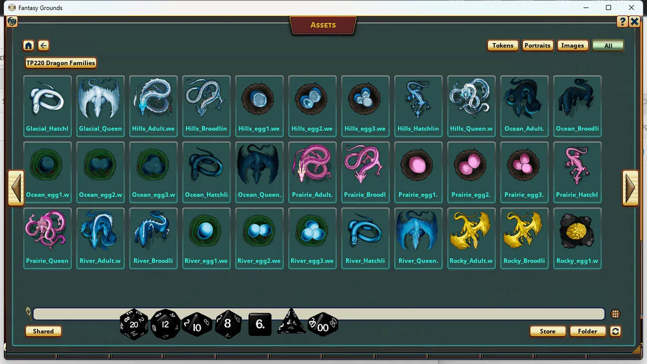 Fantasy Grounds - Devin Night Pack 220: Dragon Families Screenshot 0