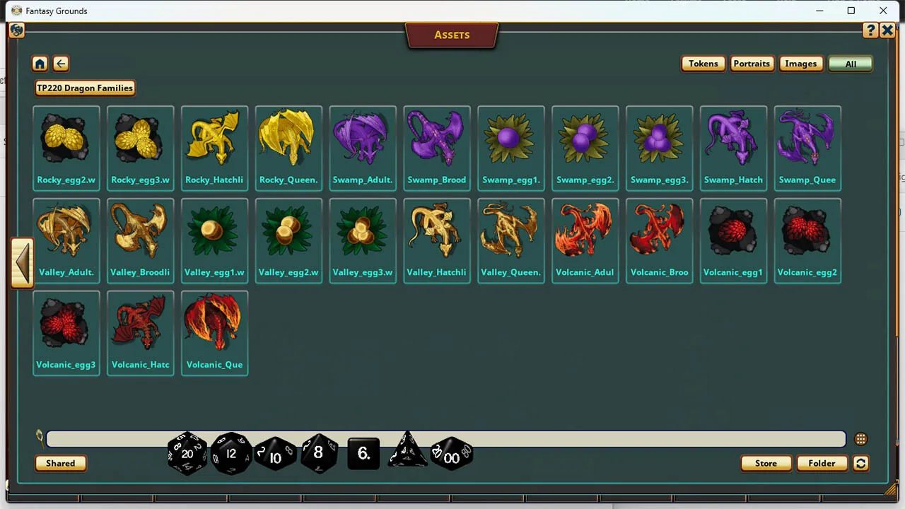 Fantasy Grounds - Devin Night Pack 220: Dragon Families Screenshot 1
