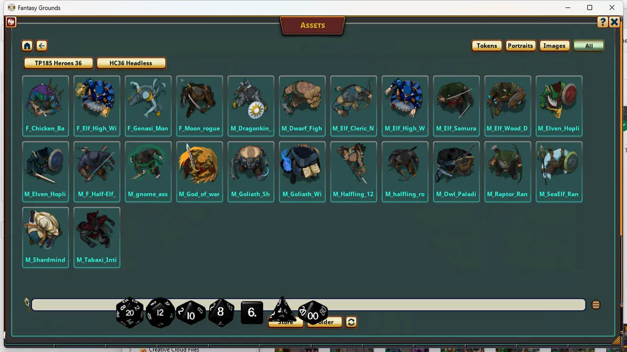 Fantasy Grounds - Devin Night Pack 185: Heroic Characters 36 Screenshot 2