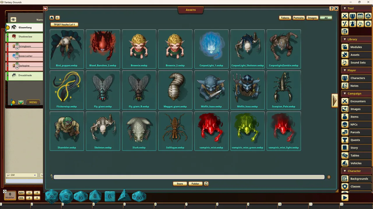 Fantasy Grounds - Devin Night Pack 207: Vaults Lvl 1 Screenshot 0