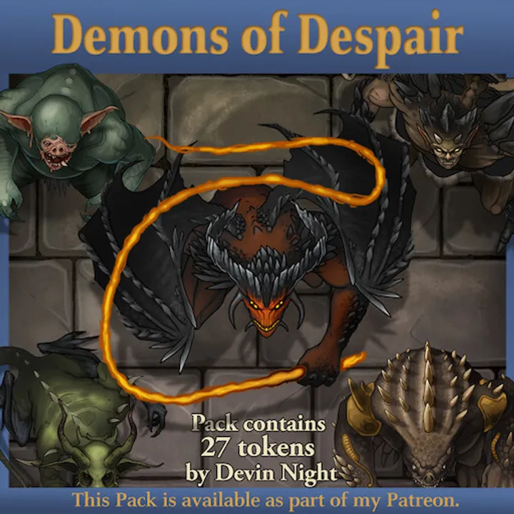 Fantasy Grounds - Devin Night Pack 193: Demons of Despair Screenshot 5
