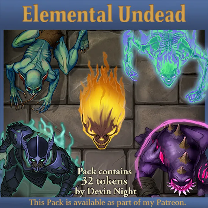 Fantasy Grounds - Devin Night Pack 203: Elemental Undead Screenshot 5