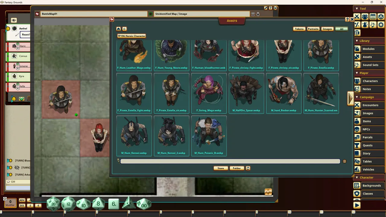 Fantasy Grounds - Devin Night Pack 196: Heroic Characters 37 Screenshot 0