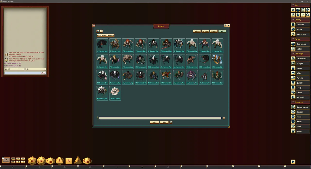 Fantasy Grounds - Devin Night Pack 165: Heroic Characters 32 Screenshot 0