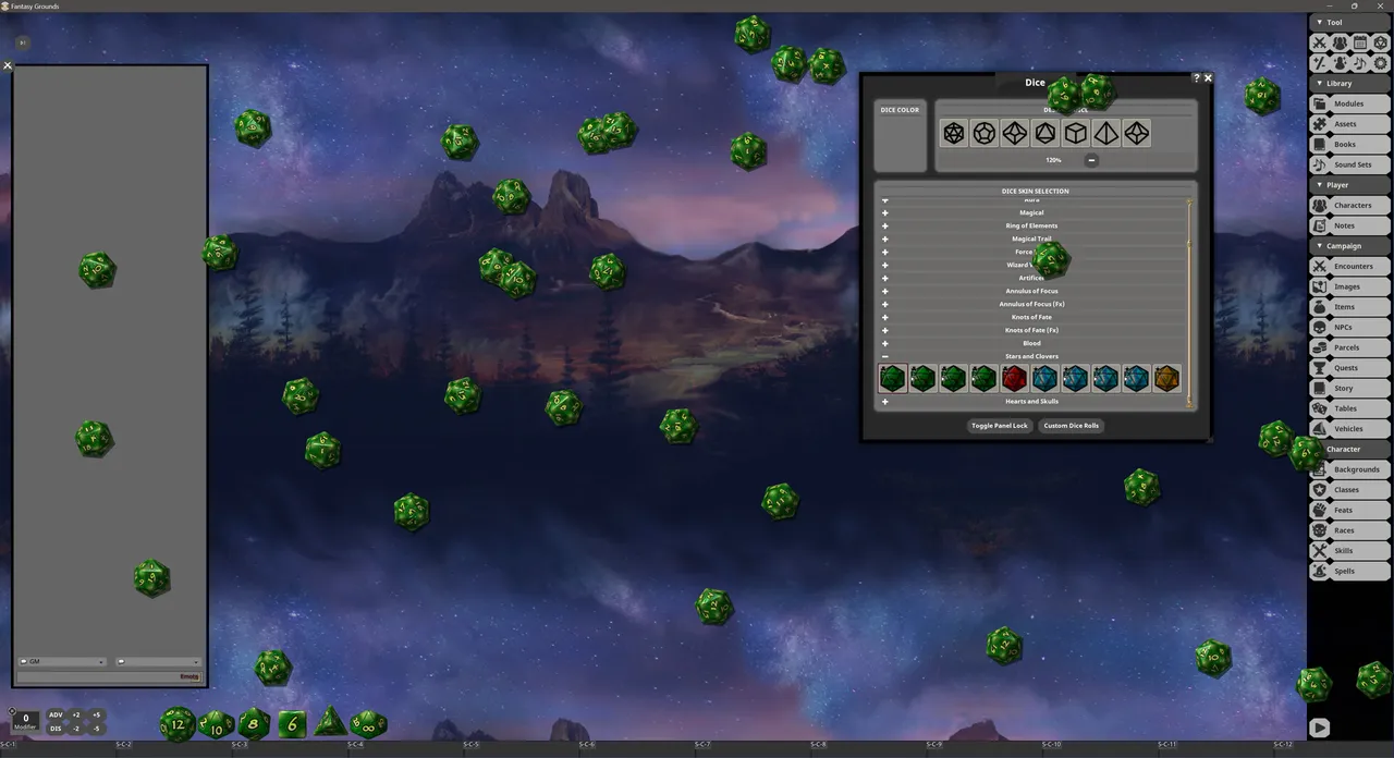 Fantasy Grounds - Stars and Clovers Dice Pack Screenshot 1