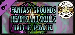 Fantasy Grounds - Hearts and Skulls Dice Pack