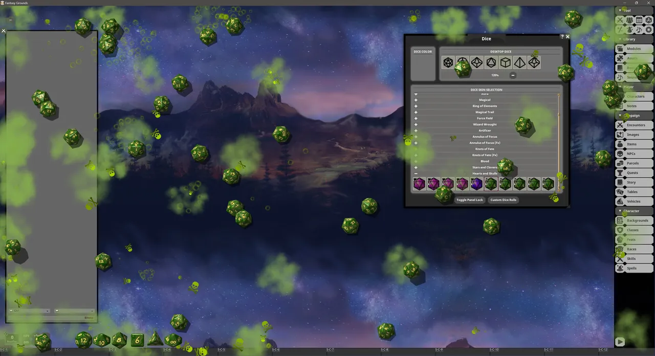 Fantasy Grounds - Hearts and Skulls Dice Pack Screenshot 4