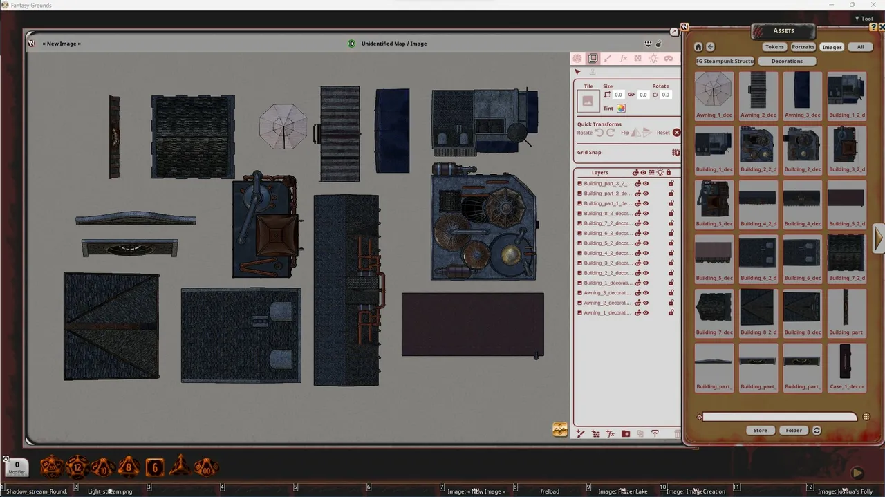 Fantasy Grounds - FG Steampunk Structures Map Pack Screenshot 2