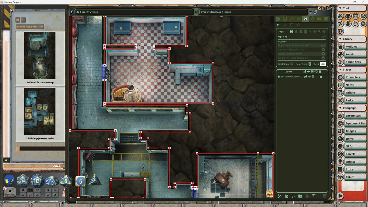 Fantasy Grounds - Fallout Map Pack 1 - Vault Screenshot 0