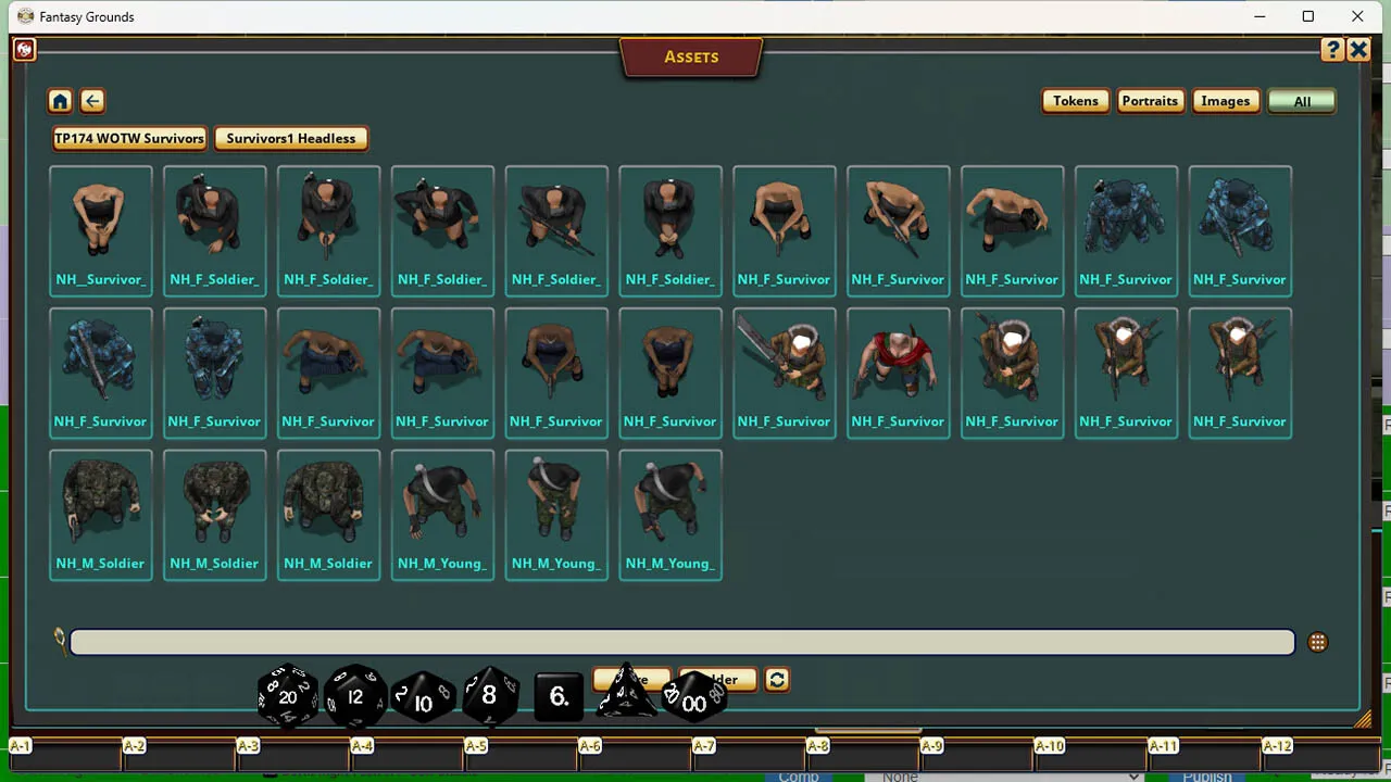 Fantasy Grounds - Devin Night Pack 174: WOTW Survivors 1 Screenshot 1