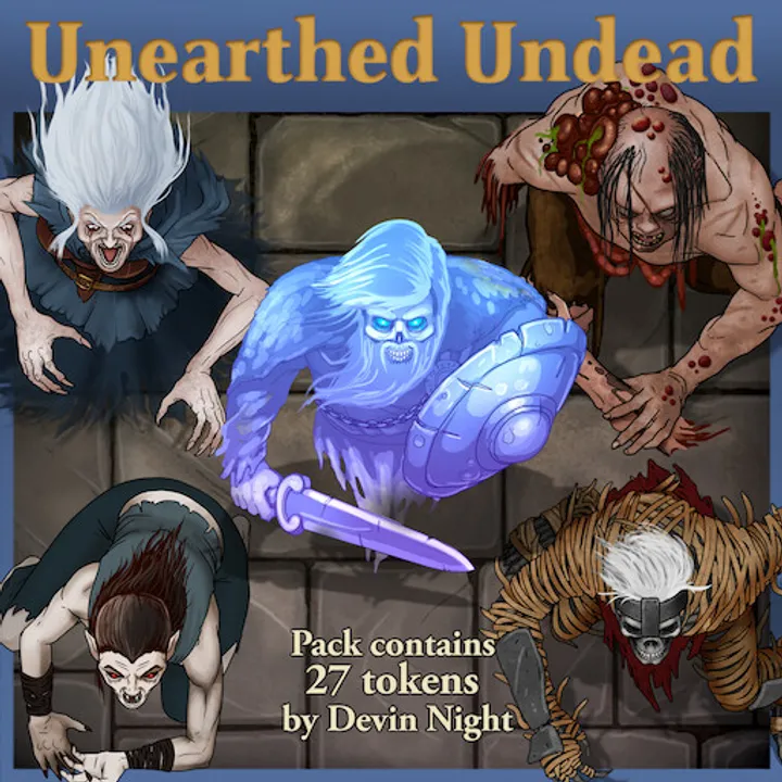 Fantasy Grounds - Devin Night Pack 190: Unearthed Undead Screenshot 5