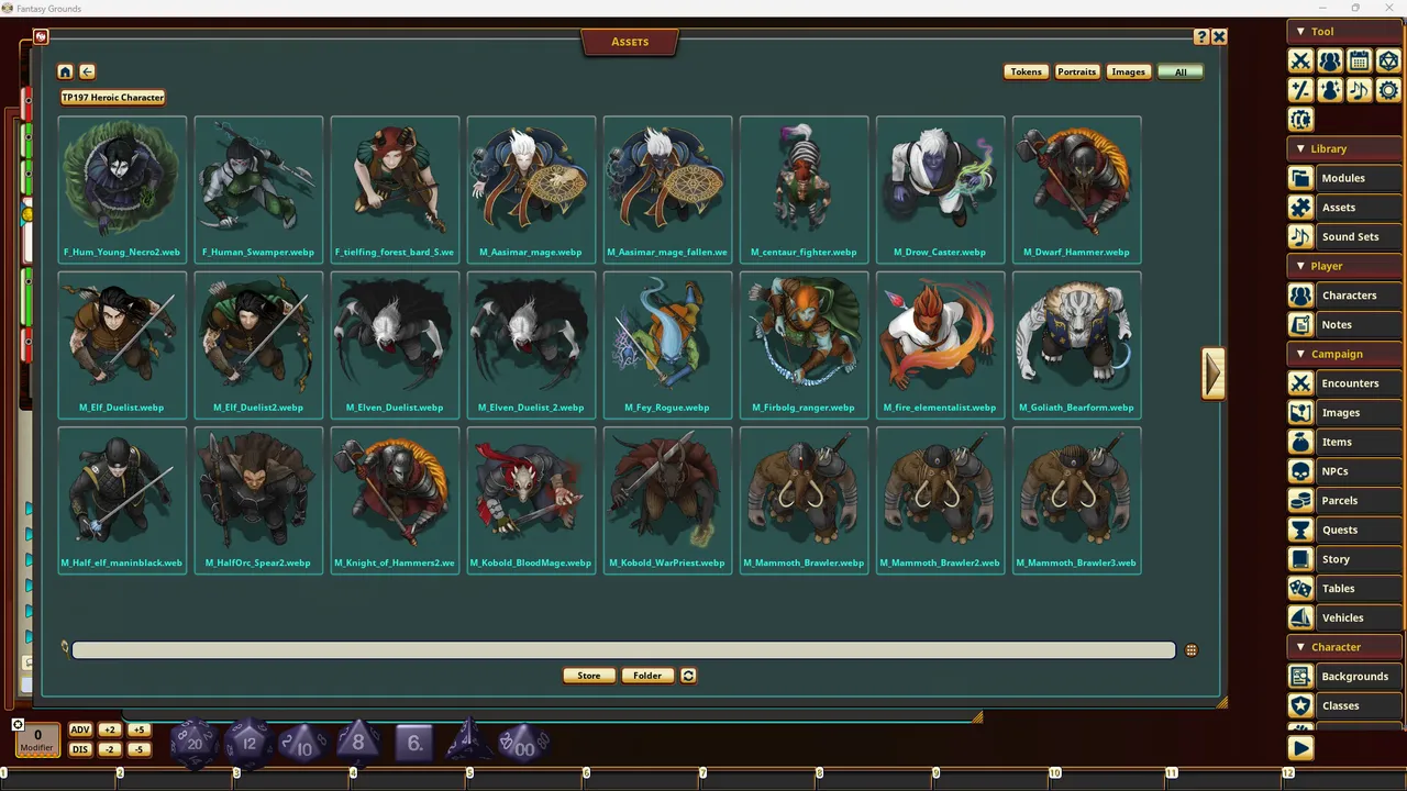 Fantasy Grounds - Devin Night Pack 197: Heroic Characters 38 Screenshot 0
