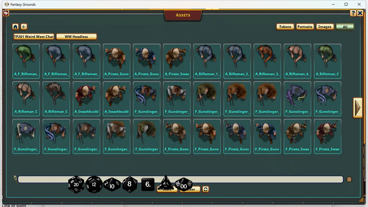 Fantasy Grounds - Devin Night Pack 201: Weird West Characters Screenshot 1