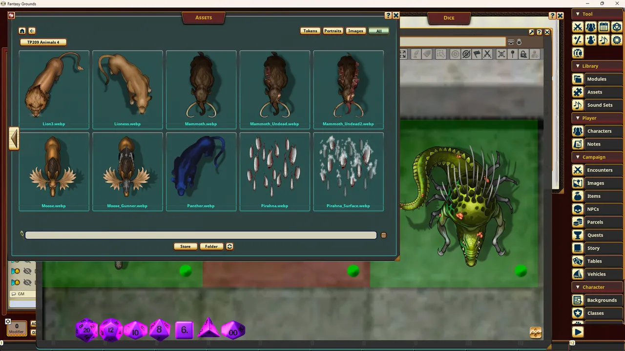 Fantasy Grounds - Devin Night Pack 209: Animals 4 Screenshot 1