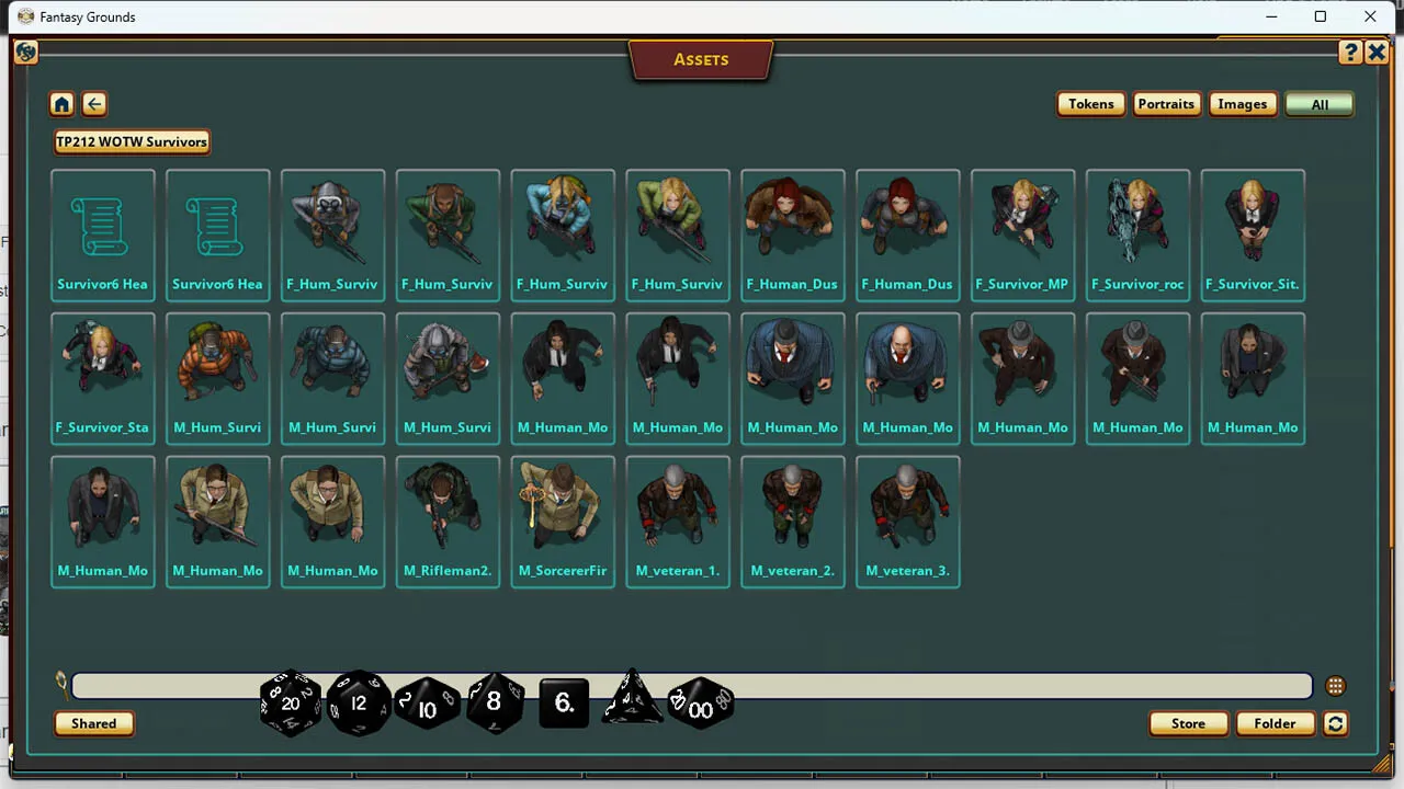 Fantasy Grounds - Devin Night Pack 212: WOTW Survivors 6 Screenshot 2