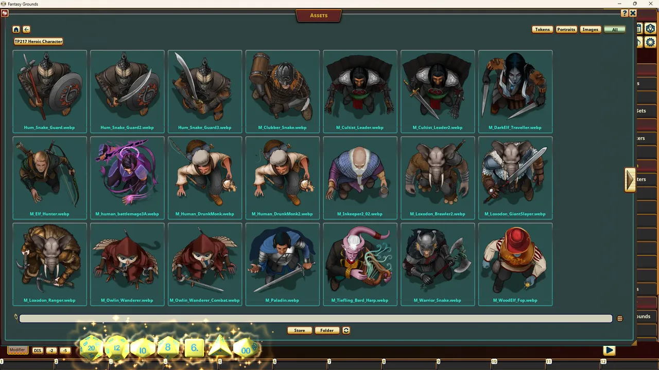 Fantasy Grounds - Devin Night Pack 217: Heroic Characters 40 Screenshot 0