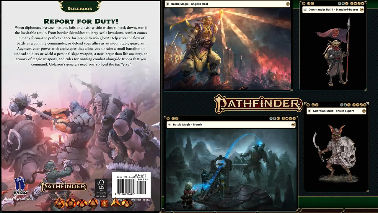 Fantasy Grounds - Pathfinder 2 RPG - Battlecry! Screenshot 2