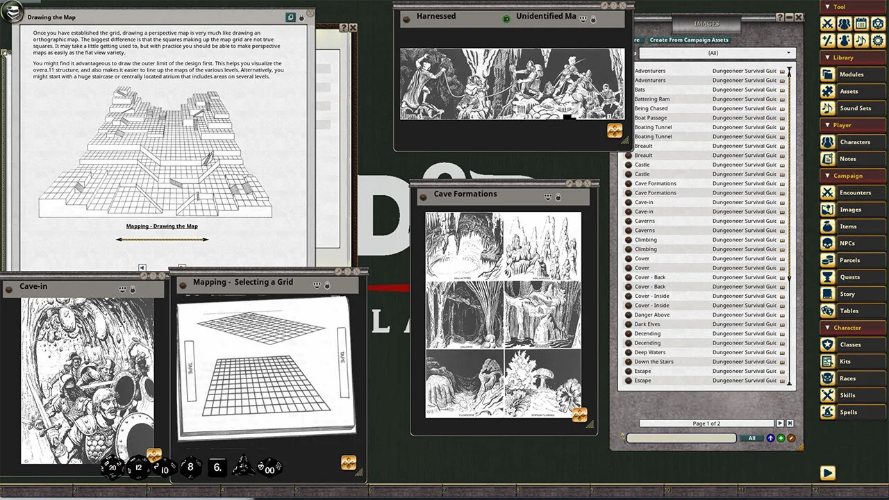 Fantasy Grounds - D&D Classics: Dungeoneer's Survival Guide (1E) Screenshot 2