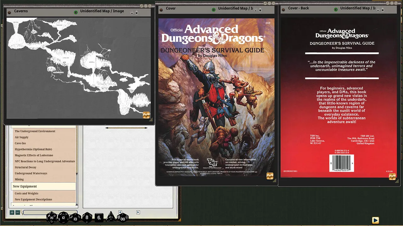 Fantasy Grounds - D&D Classics: Dungeoneer's Survival Guide (1E) Screenshot 0